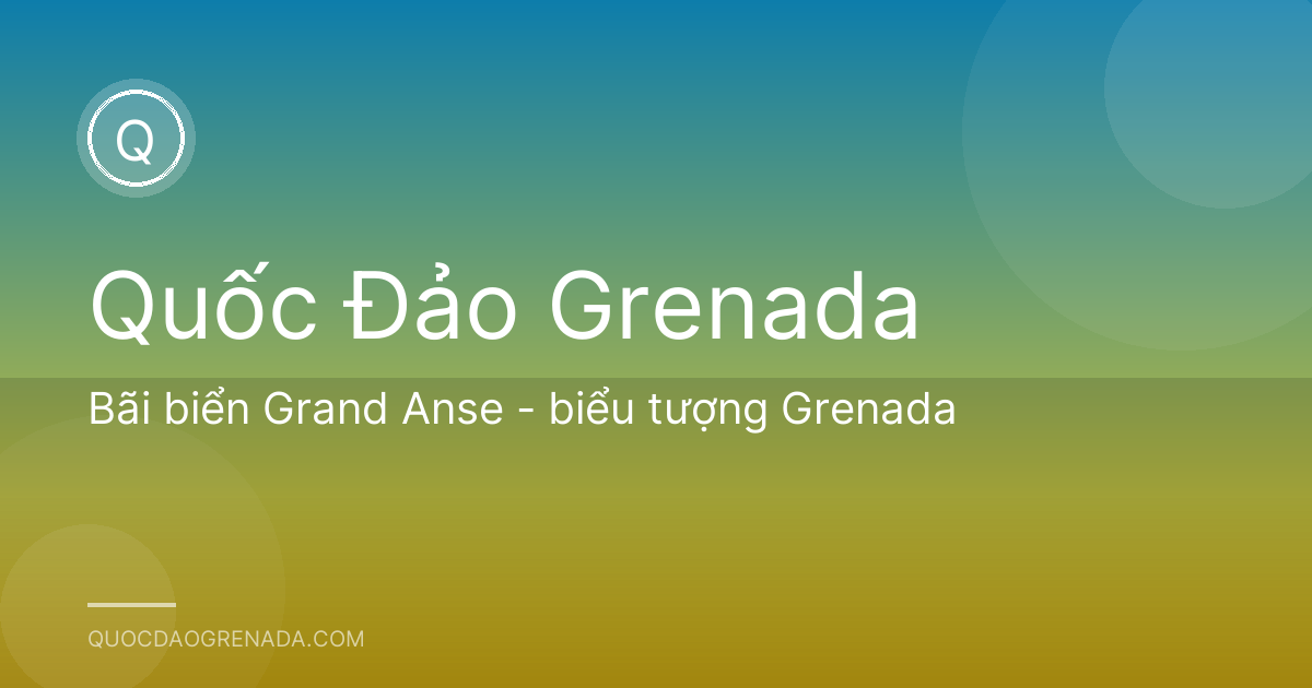 Bãi biển Grand Anse - biểu tượng Grenada