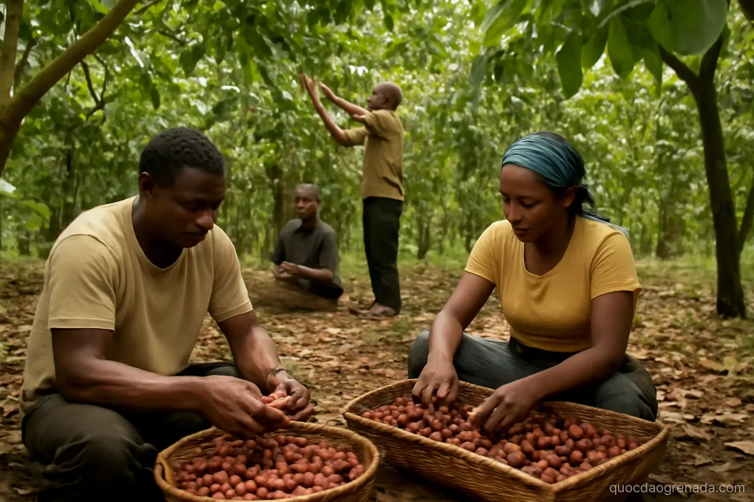 Cảnh quan nông nghiệp Grenada