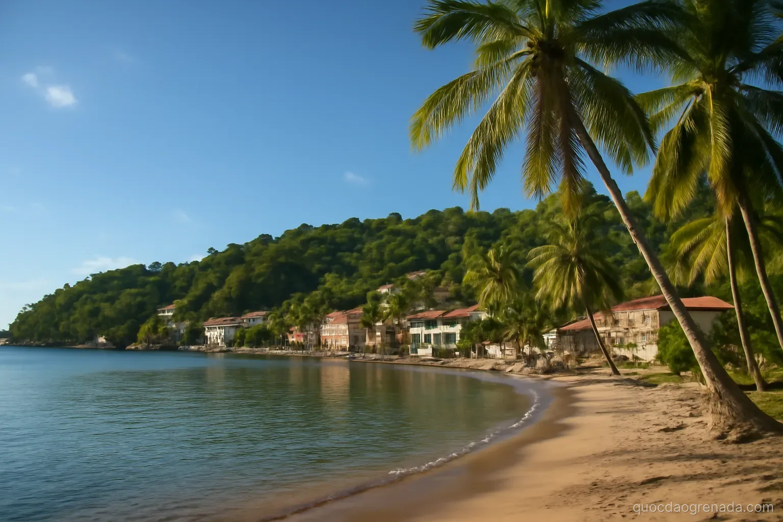 Vị trí phía nam Caribbean của Grenada